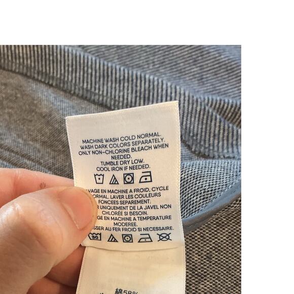 Lands’ End Womens Sweater Coat Jacket Plus Size 3X Navy Blue Casual Fall Comfy - Picture 9 of 10